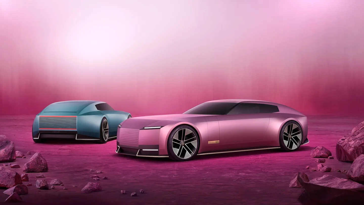 An image of the new Jaguar electric car.